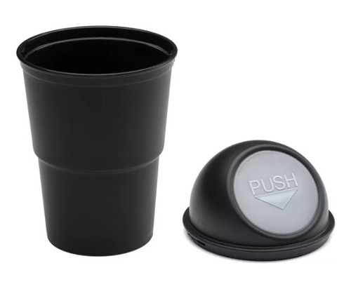 Vaso Basurero Push Auto Cierre P/coche Automóvil Betterware