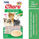 Brinquedo De Gato Petisco Churu Inaba  Sabor Galinha E Atum 