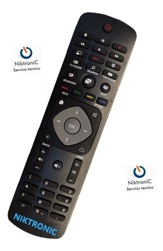 Control Remoto Para Smart Tv Philips Con Nexflix 