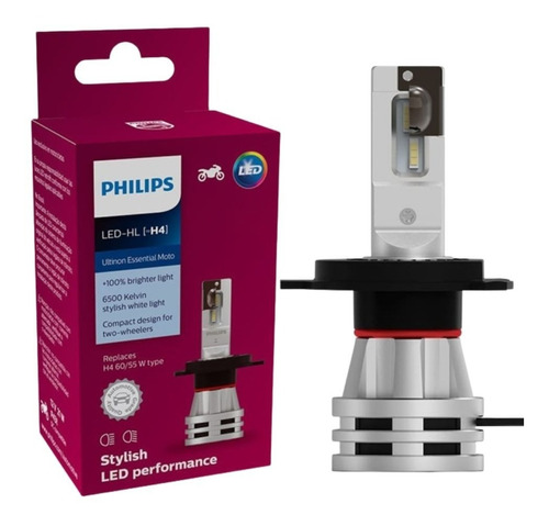 Led Moto Philips 6500k H4 60/55w Cb 300 Twister Fazer Lander