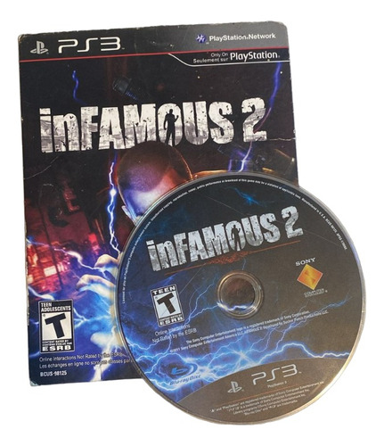 Videojuego Infamous 2 Para Ps3 Usado Juego Playstation 3