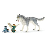 Set 3 Muñecos Lykos Nugur Y Piuh Juguete Schleich Bayala