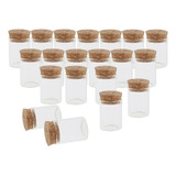 20 Pcs 10ml Mini Frascos Botella De Vacíos Con Tapón De