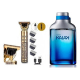 Presente Masculino Kit Perfume + Maquina De Cabelo Dragão