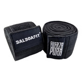 Vendas De Rodillas 200cm Balboafit Powerlifting Boxeo Gym Color Negro