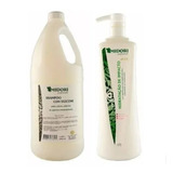 Shampoo Com Silicone 2l E Hidratacao De Impacto 1l Midori