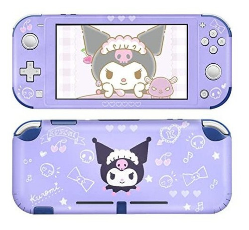 Stiker Adhesivo Para Nintendo Switch Lite Figura Morada