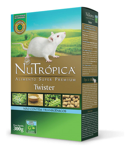 Ração Nutrópica Para Twister 300 G