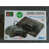 Console Sega Mega Drive Mini Com 2 Controles De 6 Botões Jap Impecável 