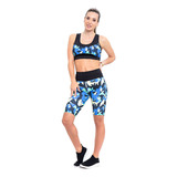 Calza Lycra Ciclista Estampada Dublin Cocot Mujer Art. 10166