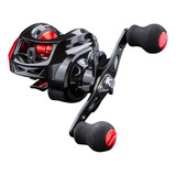 Reel Rotativo Baitcast Huevito Amberjack 14r 8kg Freno 7.2:1