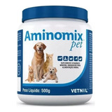 Suplemento Aminomix Pet 500g Para Cães E Gatos  - Vetnil