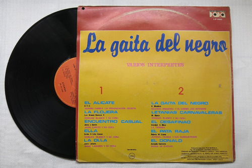 Vinyl Vinilo Lp Acetato La Gaita Del Negro Morgan Blanco