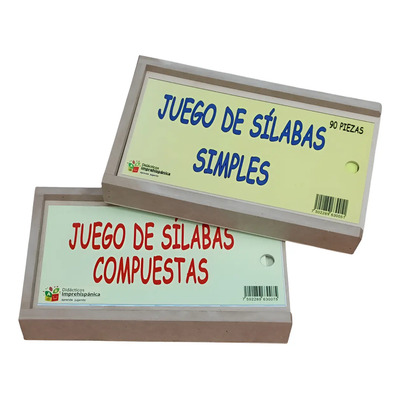 Juego De Mesa Sílabas Simples + Sílabas Compuestas Didáctico