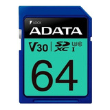 Cartão De Memória Adata Asdx64gui3v30s-r  Premier Pro 64gb