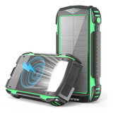 Cargador Solar Para Teléfono Celular - Resistente 20000mah -
