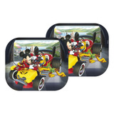 Cortina Auto Lateral Plegable Disney Mickey Sobre Ruedas Dis