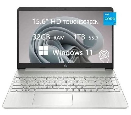 Laptop Hp 15-dy2703dx 15.6'' I5 32gb 1tb W11 Touch -plata