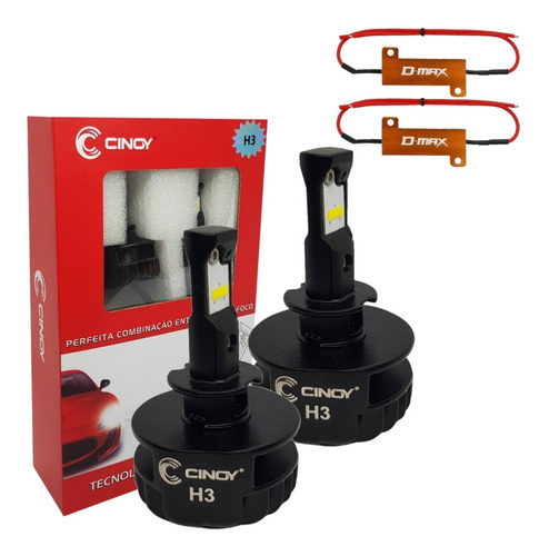 Par Super Led Cinoy Plus + Canceller Cambus Não Acusa Erro