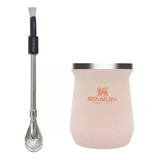 Set Stanley | Mate Rosa + Bombilla Spoon Negra | Original