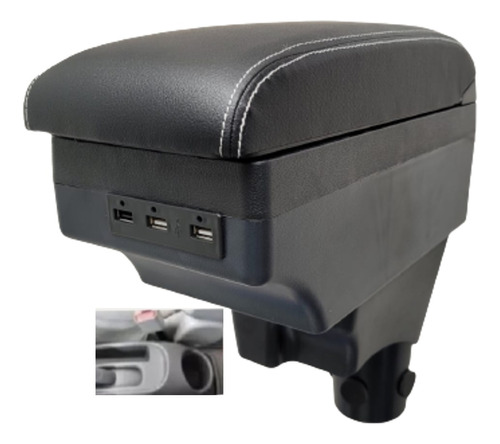 Descansabrazos Para Nissan March C/7 Puertos Usb Robusto