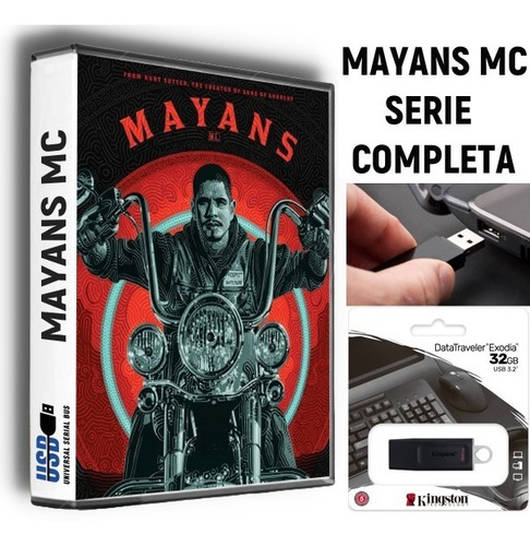 Usb  32gb Con Serie The Mayans Mc 