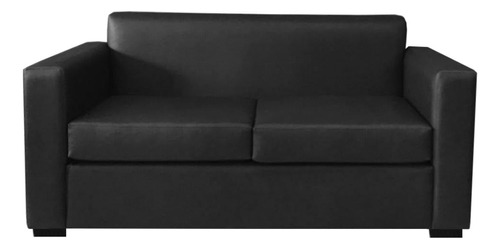 Sillon Sofa 2 Cuerpos Cubo Reforzado Tela Ecocuero Cubile