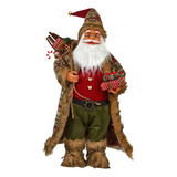 Figura De Papá Noel, Mesa, Chimenea, Estatua De Año Nuevo, R