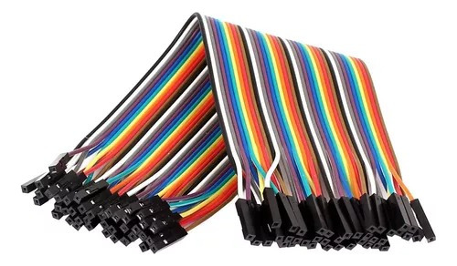 Cables Jumper Hembra-hembra 20cm Dupont X40 Unidades
