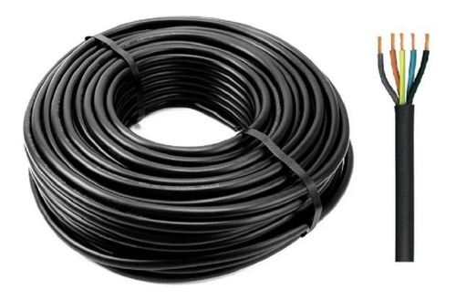 Cable Tipo Taller 5 Vias X 1mm X 5 Metros