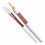 Cabo Coaxial Bipolar Dupla Blind. 4mm 20m 80% Cftv