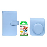 Kit Accesorios Instax Pastel Blue + Pack Películas 2x10