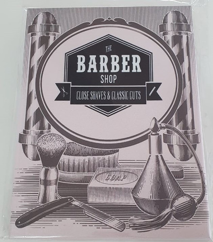 Quadro Metal Barbearia - Barber Shop-006