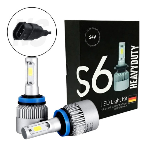 Kit Led Cree  S6 24v H11 H7 H4 H1   Camiones Micros 