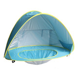 Tenda De Praia P/ Bebês Contraraios Uv50 Com Piscina Import.