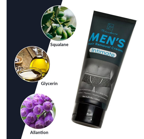 Crema De Depilación Íntima/privada Para Hombres, Para Cabell