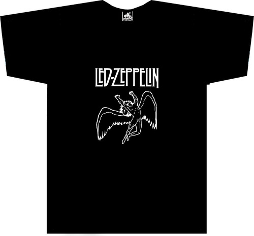 Camiseta Led Zeppelin Rock Metal Tv Tienda Urbanoz