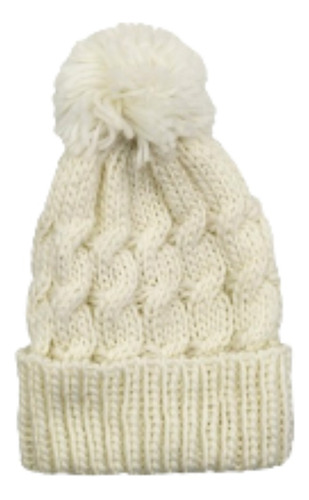 Touca Feminina Pompom Gorro Lã Tricot Frio Inverno Proteção