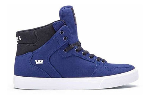 Tenis Supra Vaider Blue White Black Mens