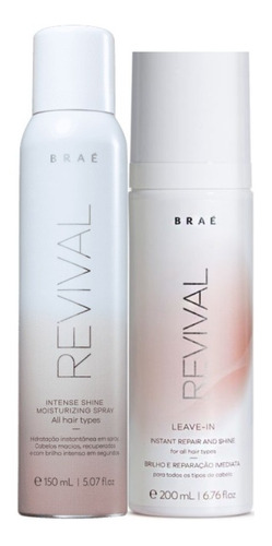 Revival Kit Spray Intense Shine 150ml + Leave-in 200ml Braé