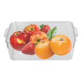 Contenedor Topper Rectangular Alimento Apilable Refrigerador