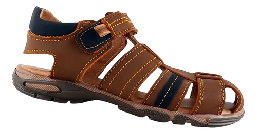 Sandalia Niño Moda Playa 100% Piel Huarache Juvenil 177-cm