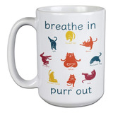 Taza De Café Para Amantes De Los Gatos, Yoga, Gatos, Hacer P