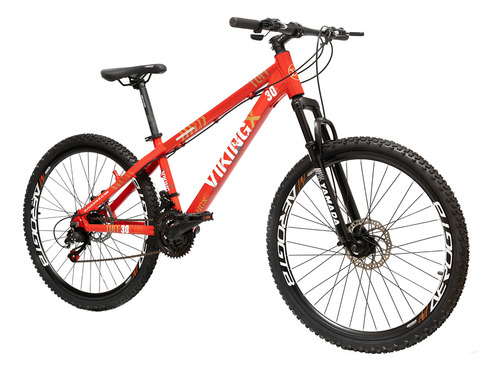 Bicicleta  De Passeio Viking Freeride Tuff 30 Aro 26 13  21v Freios De Disco Mecânico Câmbios Index Cor Vermelho