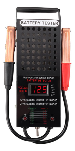 Probador De Carga De Batería De 6 V, 8 V, 12 V, 16 V, 24 V