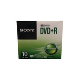 Dvd+r Sony Accucore 4.7gb 16x 10 Piezas Original Nuevo
