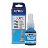 Botella De Tinta Brother  Bt5001c 5001 Cian