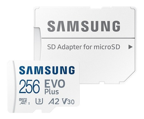 Tarjeta Memoria Micro Sdxc Samsung Evo Plus 256gb U3 A2  V30