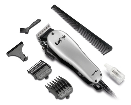 Cortadora De Cabello Andis Easystyle Blade 7 Piezas 18395 Motor Magnetico Plateada 120v