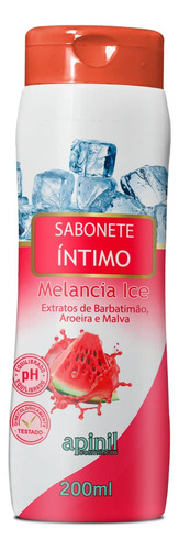 Sabonete Líquido Intimo Melancia Ice 210ml Apinil